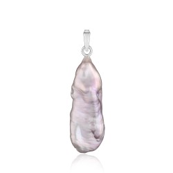 Pandantiv cu perla naturala biwa roz cu reflexii si argint DiAmanti MS21506P_L-G (Argint 925‰ 0,14 g.)